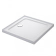 Mira Flight Low 4 Upstands Square Shower Tray with Waste 800mm X 800mm - White - 1.1697.322.WH - TAP 'N' SHOWER