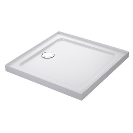 Mira Flight 4 Upstands Low Square Shower Tray with Waste 900mm X 900mm - White - 1.1697.325.WH