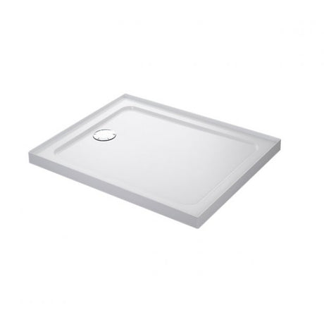 Mira Flight 4 Upstands Low Rectangular Shower Tray with Waste 1200mm X 760mm - White - 1.1697.345.WH