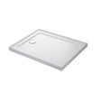 Mira Flight 4 Upstands Low Rectangular Shower Tray with Waste 1000mm X 800mm - White - 1.1697.456.WH