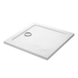 Mira Flight Low Flat Top Square Shower Tray with Waste 900mm X 900mm - White - 1.1697.009.WH