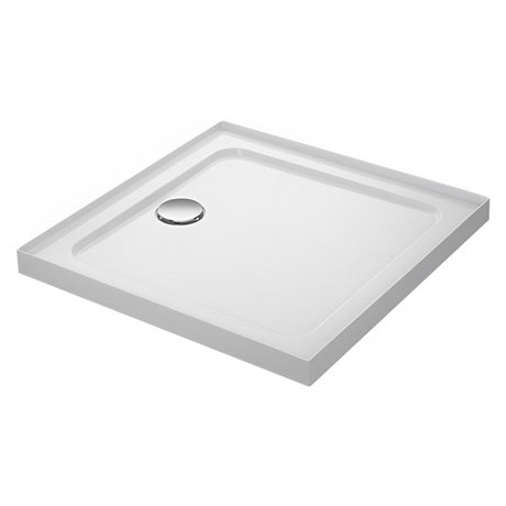 Mira Flight Low 4 Upstands Square Shower Tray with Waste 760mm X 760mm - White - 1.1697.342.WH