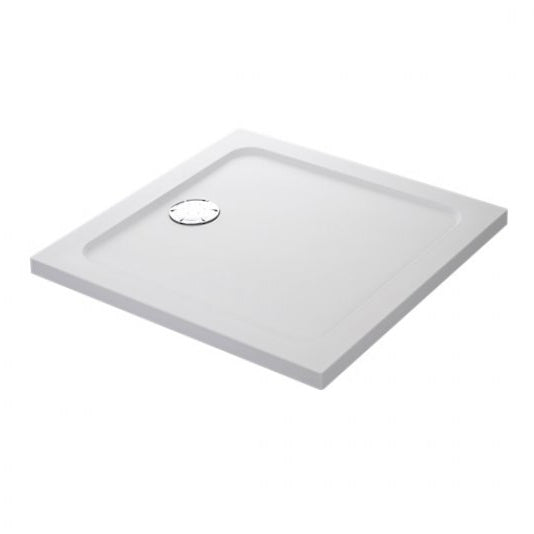 Mira Flight Safe Square Anti-Slip Shower Tray with Waste 800mm x 800mm - White- 1.1697.010.AS