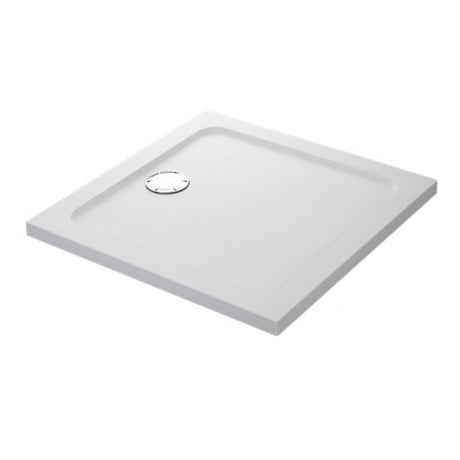 Mira Flight Safe Square Anti-Slip Shower Tray with Waste 800mm x 800mm - White- 1.1697.010.AS