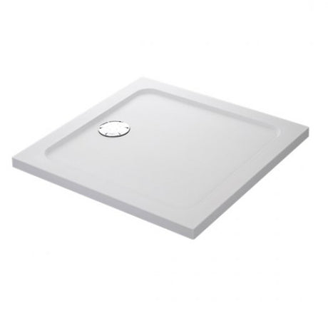 Mira Flight Safe Square Anti-Slip Shower Tray with Waste 1000mm x 1000mm - White - 1.1697.040.AS