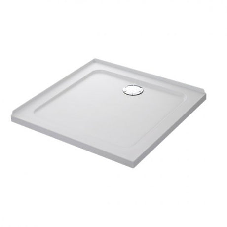 Mira Flight Safe Square Anti-Slip Shower Tray with Waste 900mm x 900mm - White - 1.1697.323.AS