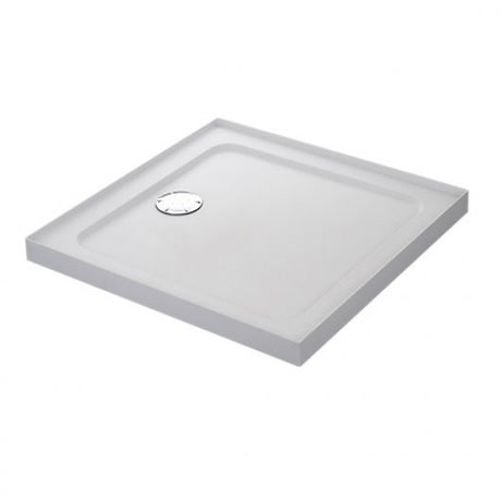 Mira Flight Safe 4 Upstands Anti-Slip Square Shower Tray with Waste 760mm x 760mm - White - 1.1697.342.AS