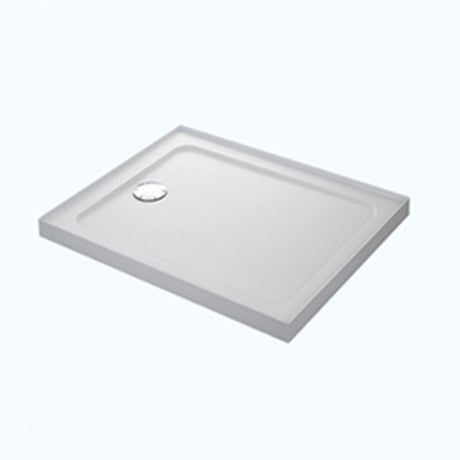 Mira Flight Safe 4 Upstands Rectangular Anti-Slip Shower Tray with Waste 1200mm x 760mm - White - 1.1697.345.AS