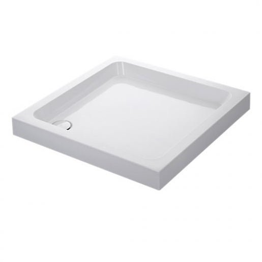 Mira Flight Flat Top Square Shower Tray with Waste 760mm x 760mm - White - 1.1783.001.WH - TAP 'N' SHOWER