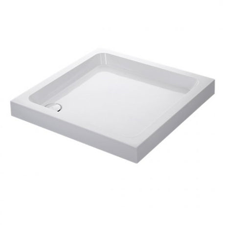 Mira Flight Flat Top Square Shower Tray with Waste 760mm x 760mm - White - 1.1783.001.WH