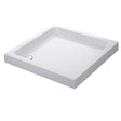 Mira Flight Flat Top Square Shower Tray with Waste 800mm x 800mm - White - 1.1783.005.WH
