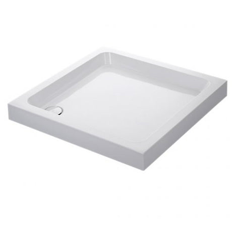 Mira Flight Flat Top Square Shower Tray with Waste 800mm x 800mm - White - 1.1783.005.WH