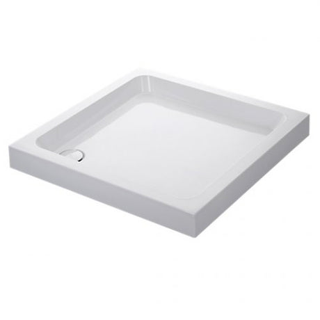 Mira Flight Flat Top Square Shower Tray with Waste 900mm x 900mm - White - 1.1783.012.WH