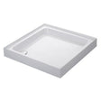 Mira Flight 4 Upstands Square Shower Tray with Waste 760mm x 760mm - White - 1.1783.004.WH - TAP 'N' SHOWER