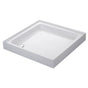 Mira Flight 4 Upstands Square Shower Tray with Waste 800mm x 800mm - White -  1.1783.008.WH