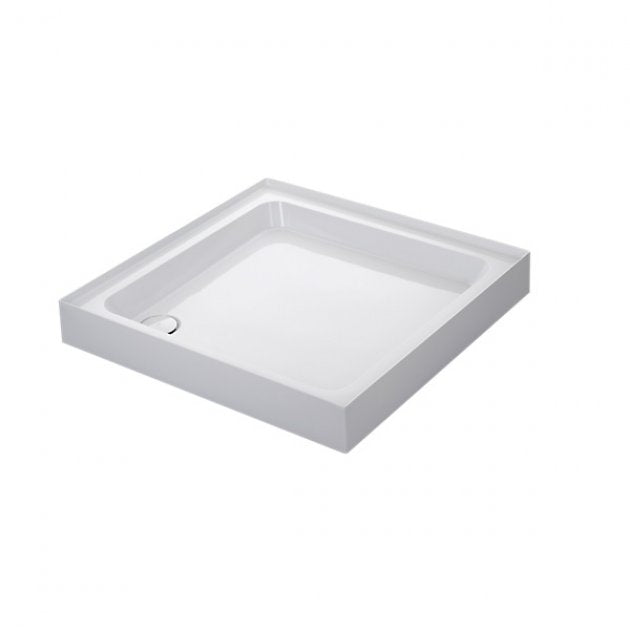 Mira Flight 4 Upstands Square Shower Tray with Waste 900mm x 900mm - White - 1.1783.015.WH