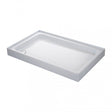 Mira Flight 4 Upstands Rectangular Shower Tray with Waste 1000mm X 800mm - White - 1.1783.021.WH