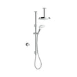 Mira Mode Dual Shower Ceiling Fed Pumped Includes Large Deluge Overhead Chrome - 1.1980.008