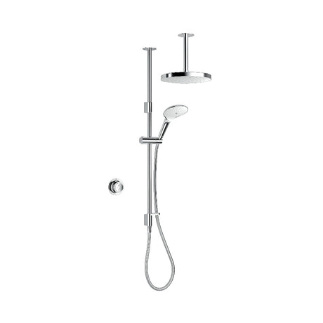 Mira Mode Dual Shower Ceiling Fed Pumped Includes Large Deluge Overhead Chrome - 1.1980.008