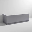 Nuie Blocks Plinth and Straight Bath End Panel 560mm Height x 680mm Wide - Satin Grey - MOF270