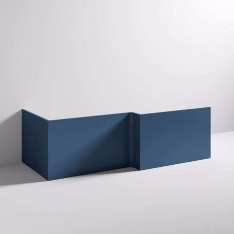 Nuie Square Shower Bath Blocks Front Panel 540mm Height x 1700mm Wide - Satin Blue - MOF373