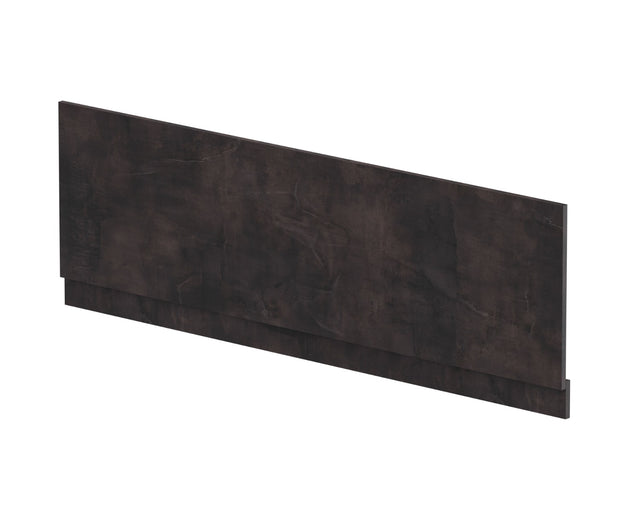 Hudson Reed Havana Straight Shower Bath Front Panel & Plinth 1700mm - Metallic Slate - MPC2605