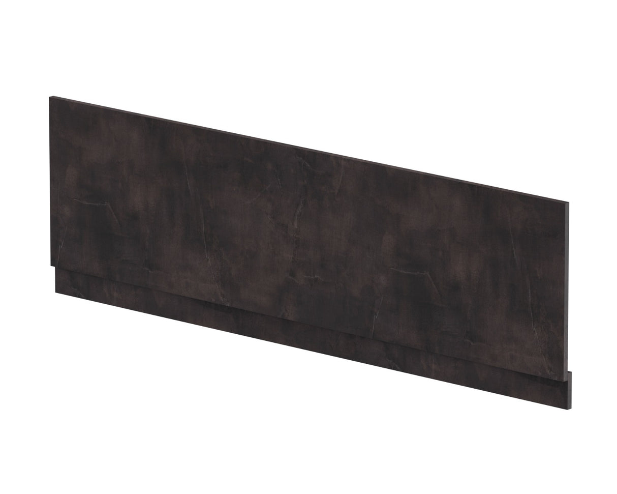 Hudson Reed Havana Straight Shower Bath Front Panel & Plinth 1800mm - Metallic Slate - MPC2607