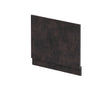 Hudson Reed Havana Straight Shower Bath End Panel & Plinth 700mm - Metallic Slate - MPC2611