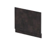 Hudson Reed Havana Straight Shower Bath End Panel & Plinth 750mm - Metallic Slate - MPC2612