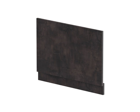 Hudson Reed Havana Straight Shower Bath End Panel & Plinth 750mm - Metallic Slate - MPC2612
