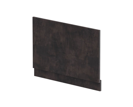 Hudson Reed Havana Straight Shower Bath End Panel & Plinth 800mm - Metallic Slate - MPC2613
