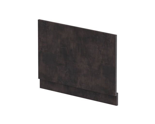 Hudson Reed Havana Straight Shower Bath End Panel & Plinth 800mm - Metallic Slate - MPC2613