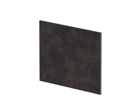 Hudson Reed Havana Square L Shape Shower Bath End Panel & Plinth 700mm - Metallic Slate - MPC2631