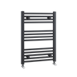 Nuie Straight Heated Towel Rail 700mm High x 500mm Wide  - Anthracite 