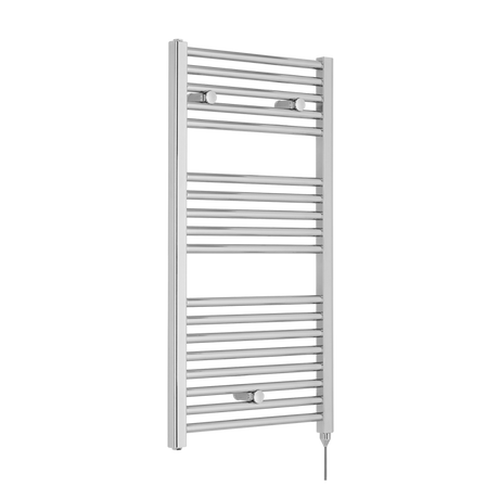 Nuie Heated Electric Towel Rail 920mm High x 480mm Wide - Chrome - MTY151