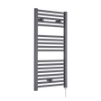 Nuie Heated Electric Towel Rail 920mm High x 480mm Wide  - Anthracite - MTY154