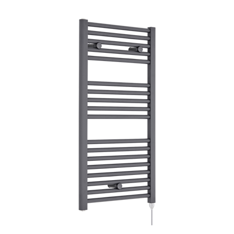 Nuie Heated Electric Towel Rail 920mm High x 480mm Wide  - Anthracite - MTY154