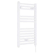 Nuie Heated Electric Towel Rail 720mm High x 400mm Wide - White - MTY156
