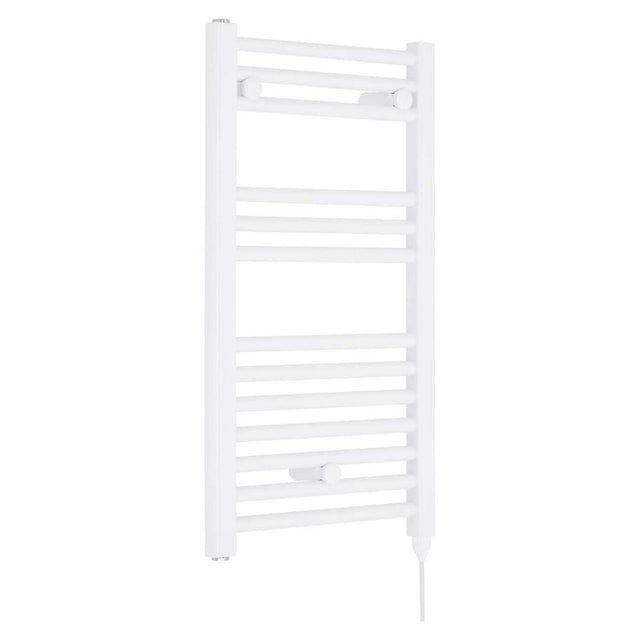 Nuie Heated Electric Towel Rail 720mm High x 400mm Wide - White - MTY156