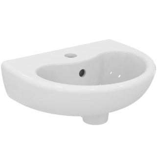 Armitage Shanks 400mm Wide 1 Tap Hole Contour 21 Basin with Overflow -
