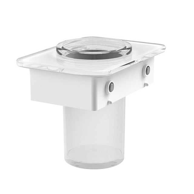 Vado Cameo Muse Glass Tumbler with 150mm Glass - White - MUS-083-WHT