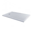 MX Elements Walk-In Rectangular Shower Tray with Waste 1600mm x 800mm - White - ST5