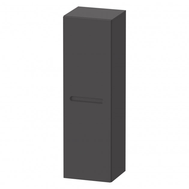 Duravit No.1 Semi tall Cabinet 400x360x1320mm - Graphite Matt - N11308L49490000