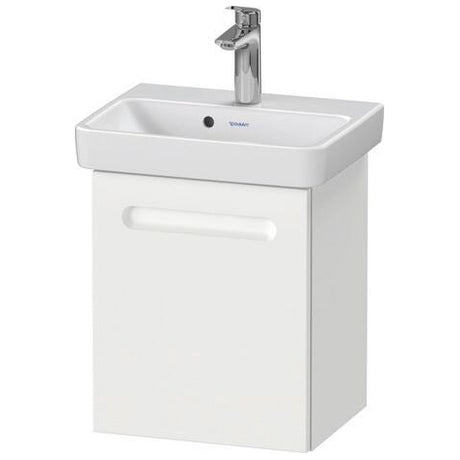 Duravit No.1 Left Hand Wall Hung Vanity Unit 390mm - White Matt - N14266L18180000