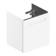 Duravit No.1 Right Hand Wall Hung 1 Door Vanity Unit 390mm - Matt White - N14266R18180000