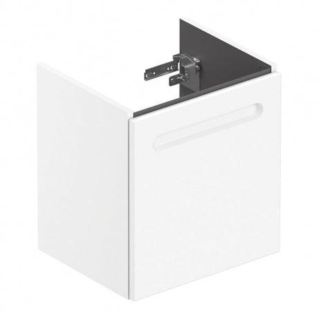 Duravit No.1 Right Hand Wall Hung 1 Door Vanity Unit 390mm - Matt White - N14266R18180000