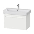 Duravit No.1 Wall Hung 1Drawer Vanity Unit 800mm Wide - Matt White - N14283018180000