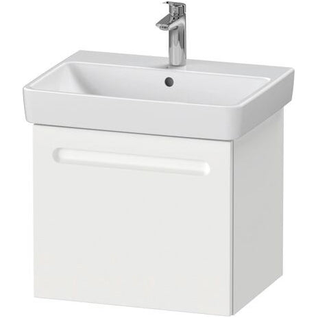 Duravit No.1 Vanity Unit Wall Hung 1 Drawer 540mm - White Matt - N14381018180000