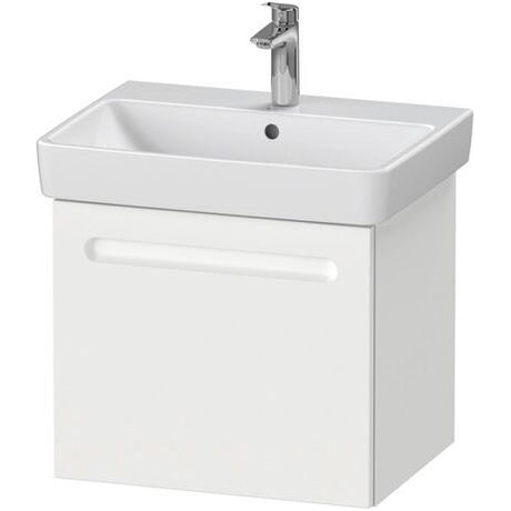 Duravit No.1 Vanity Unit Wall Hung 1 Drawer 540mm - White Matt - N14381018180000