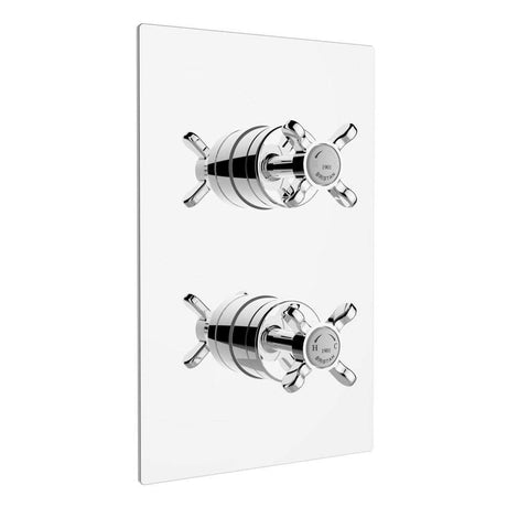 Bristan 1901 Recessed Dual Control Thermostatic Chrome Shower Valve - Chrome - N2 SHCVO C